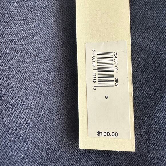 Banana Republic Mid Rise Straight Sloan Pant Navy Blue 8 754557 - Picture 5 of 11